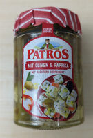 Patros mit Oliven und Paprika