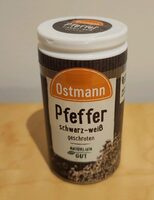 Pfeffer Schwarz-Weiß geschroten