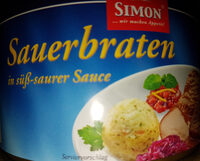 Dose Sauerbraten in süß-saurer Sauce