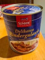 Delikatess Rindergulasch in feiner Sauce
