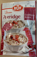 Porridge Cranberry Kokos