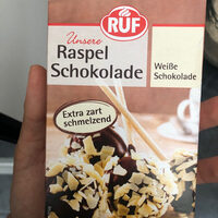 Raspelschokolade weiß