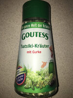 Goutess Tsatsiki-Kräuter mit Gurke