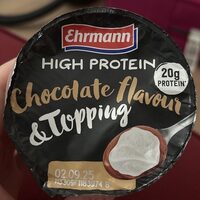 High Protein chocolate & topping mit Protein