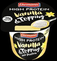 High Protein Vanilla & Topping