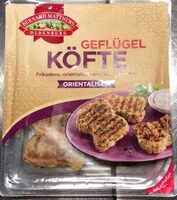 Geflügel Köfte orientalisch