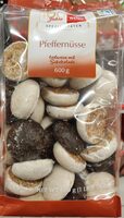 Pfeffernüsse teilweise mit Schokolade