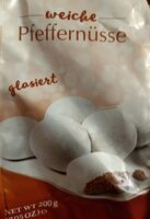Weiche Pfeffernüsse glasiert