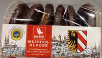 Oblaten Lebkuchen schokoliert