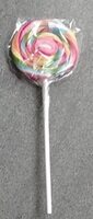 Regenbogen Zitrone Lolli