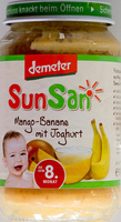 Mango-Banane mit Joghurt