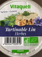 Tartinable lin herbes