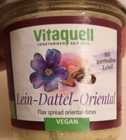 Lein-Dattel-Oriental Brotaufstrich
