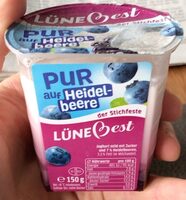 Pur auf Heidelbeere