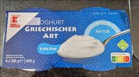 Joghurt nach griechischer Art Natur