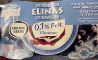 Leichter Joghurt Heidelbeere, griechische Art