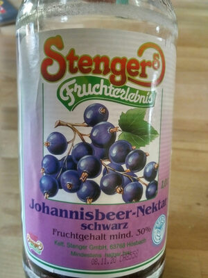 Johannesbeer-Nektar schwarz by Stenger
