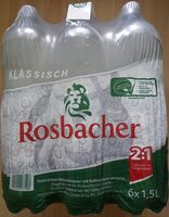 Rosbacher Klassisch: Natürliches Mineralwasser mit Kohlensäure versetzt