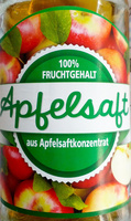 Apfelsaft aus Apfelsaftkonzentrat