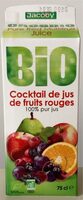 Cocktail de jus de fruits rouges 100 % pur jus