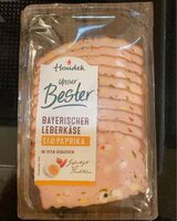 Bayerischer Leberkäse Ei und Paprika