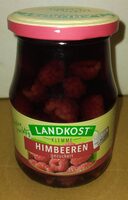 Glas Himbeeren