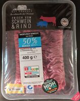 Hackfleisch gemischt 50% Weniger Fett