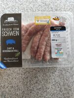 Bratwurst, grob, roh