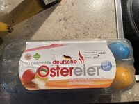 10 gekochte deutsche Ostereier