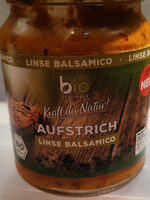 Bio Zentrale Aufstrich Linse Balsamico 4005009102256 Pflanzlicher Brotaufstrich mit Linsen und Balsamicoessig