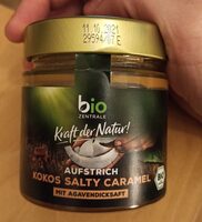 Agave Aufstrich Kokos Salty CaramelKokos Aufstrich mit Karamell und Meersalz