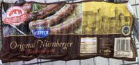 Original Nürnberger Rostbratwürste