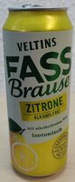 Veltins Fassbrause Zitrone naturtrüb