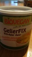 Agar-agar, Gelierfix, Bio