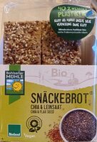 Bohlsener Mühle Snäckebrot Chia & Leinsaat 4005561003732 Snäckebrot® Chia & Leinsamen kräftig- aromatisches Brotgebäck