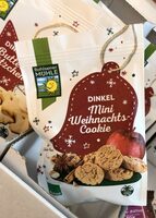 Dinkel Mini Weihnachtscookies