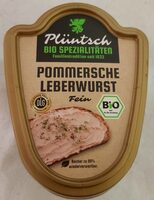 Pommersche Leberwurst fein