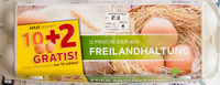 12 frische Eier aus Freilandhaltung