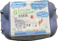 6 Frische Freiland-Eier