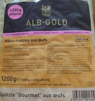 Spätzle " Gourmet " aux oeufs