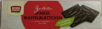 Dinkel Waffelblättchen in Zartbitter-Schokolade