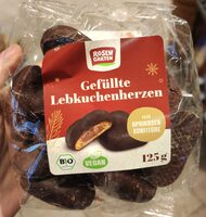 Gefüllte Lebkuchenherzen