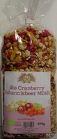 Bio Cranberry Johannisbeer Müsli