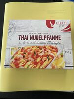 Thai Nudelpfanne mit marinieaten Thrimps