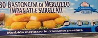 Bastoncini di merluzzo impanati