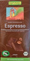 Espressozartbitterschokolade mit Espressobohnensplittern