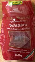 Buchstaben Nudeln