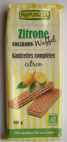 Gaufrettes complètes citron