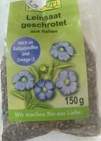Leinsamen geschrotet
