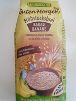 Frühstücksbrei Kakao Banane